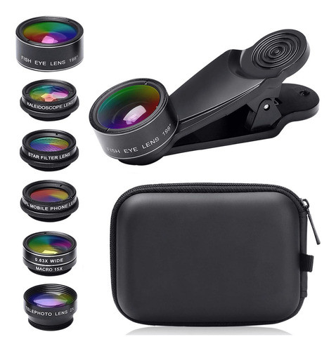 Lente Exterior Para Cámara De Smartphone Gadnic 7 En 1 0