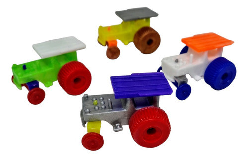 Juguete- Cotillon-souvenirs Mini Tractor Autitos X12 Unid 0