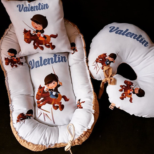 Kit Almohada De Lactancianido Contenedor Xl Bebe Personaliza 0