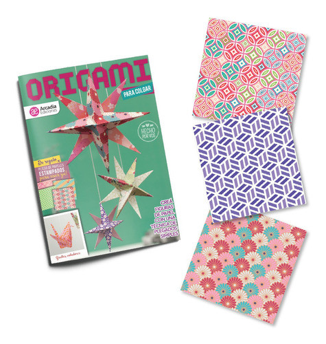 Kit Origami Decorar + Papel Estampado Revista Paso A Paso 0