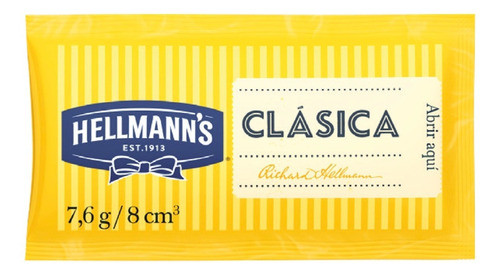 Mayonesa Hellmann's 7.6g X196 Para Viandas 0