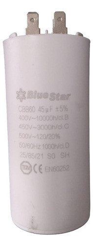 Capacitor 45mf X 450v Bluestar 0