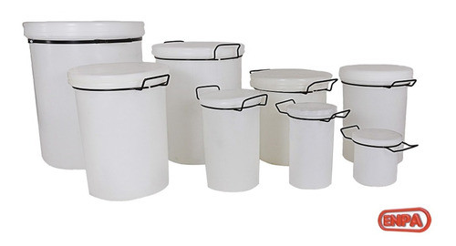 Recipiente Para Alimentos Para Mascotas Cilíndrico 20l 0