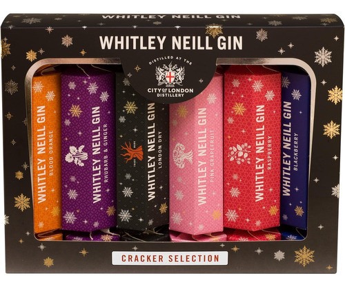 Gin Whitley Neill Crackers Selection 6 X 50ml . Envio Gratis 0