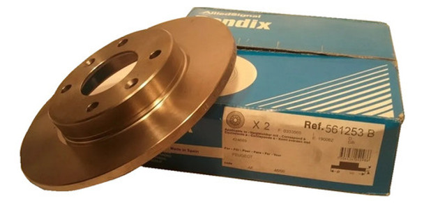 Juego Discos Orig Bendix Para Peugeot 106, 205, 206, 306,405 0