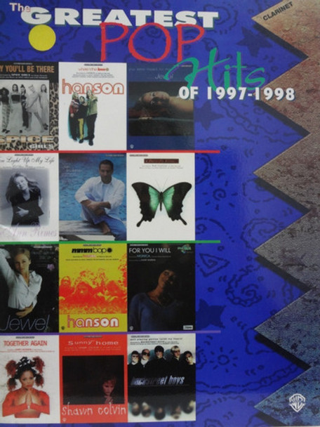 Songbook Clarinete The Great Pop Hits 1997 /1998 0