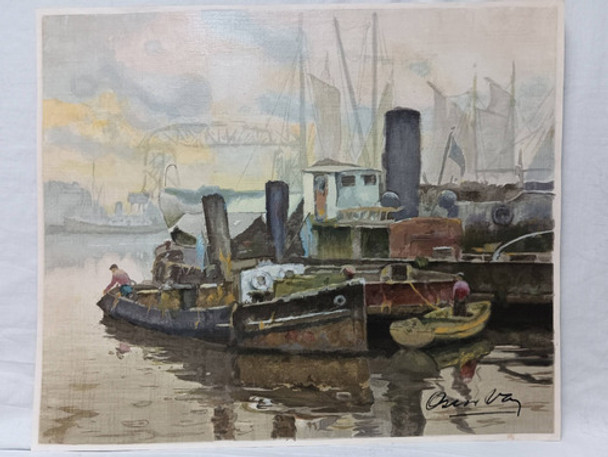 Serigrafia Oscar Vaz - Pesqueros 0