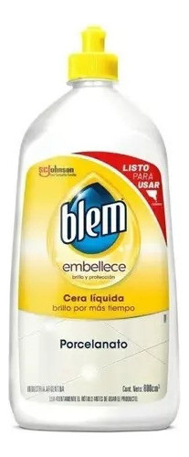 Cera Líquida Pisos Blem Porcelanato X 800ml X 3 Unidades 0