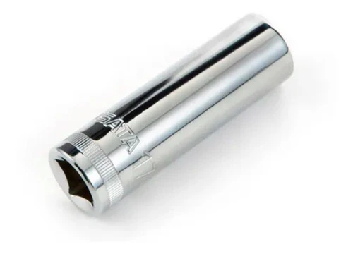 Soquete Sextavado Longo 22mm Encaixe 3/8'' Crv - Sata 0