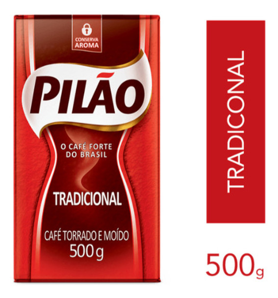 Café Brasilero Pilao Tradicional Y Extra Forte 0