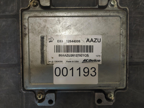 Ecu E83 Aazu Acdelco Codigo1193 0