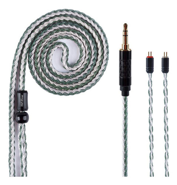 Cable De Audio De 16 Ncleos, Chapado En Plata, Cable De Repu 0