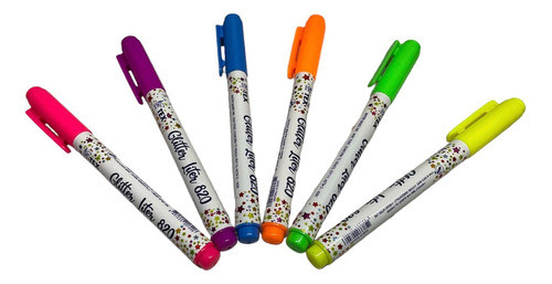 Marcadores Con Brillantina Fluo Samergo 0