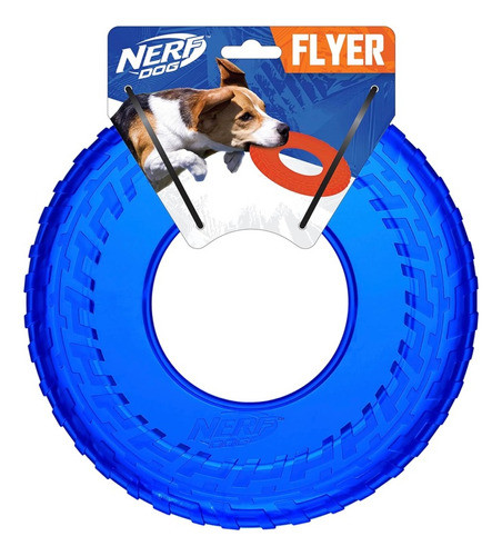 Aro De Goma Para Mascotas Nerf Pet 25 Cm Universo Binario 0
