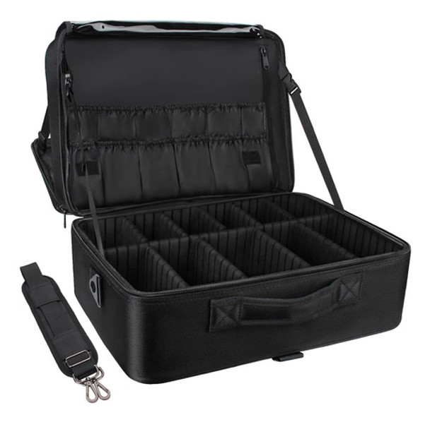 Maleta De Maquillaje Profesional Extra Grande, 40x25x20cm 0