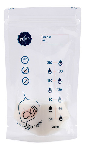 Bolsa Leche Materna Pump 30 Uds. 0