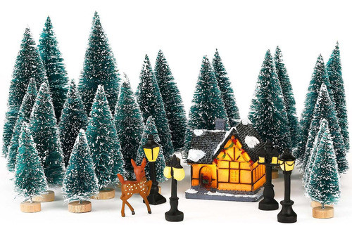 Marsui Rbol De Pino De Navidad Artificial, Rbol De Escarcha 0