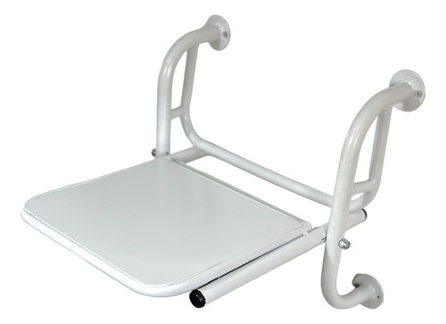 Asiento Baño Rebatible Cuadrado Bañera Discapacitado Blanco 0