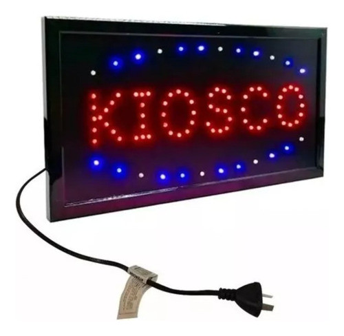 Cartel Kiosco Led Luminoso Luces Directo 220v 48x25cm 0