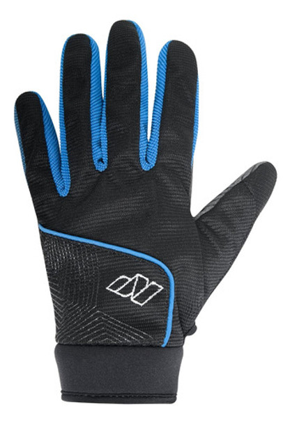 Guante Amara Np Surf Full Finger, Negro / Azul, 0