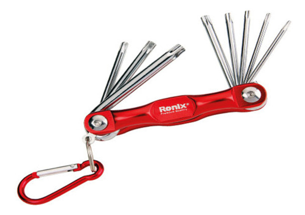 Juego De Llaves Torx Plegables De T9 A T40 Ronix H15rh-2041 0