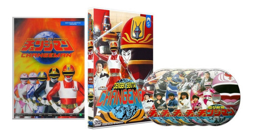 Dvd Esquadrão Relâmpado Changeman Série Completa Dublado 0