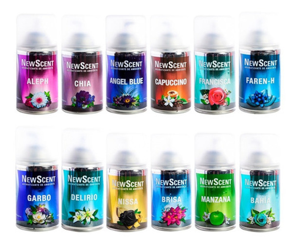Newscent Kit X12 Aromatizador De Ambiente Repuesto 6c 0