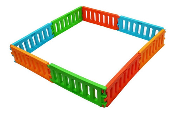 Pelotero Corralito Corral 2x2mt Vegui Plastico Plaza Blanda 0