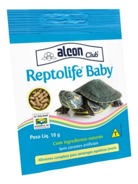 Ração Para Tartaruga Reptolife Baby 10g Alcon 0