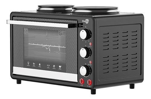 Horno Eléctrico De Mesa Negro Extra Garnde 30lt + Acces Hlc 0