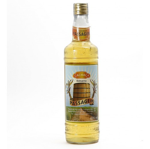 E-cachaça Passagem Ouro -670ml 0