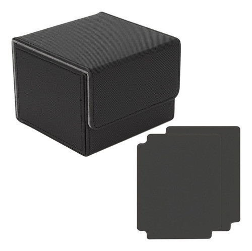 Caixa De Baralho Para Cartões De Negociação, Preto 0