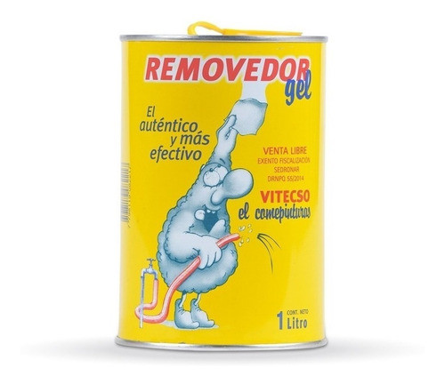 Removedor Gel Vitecso X 1 Litro Plaza Ani 0