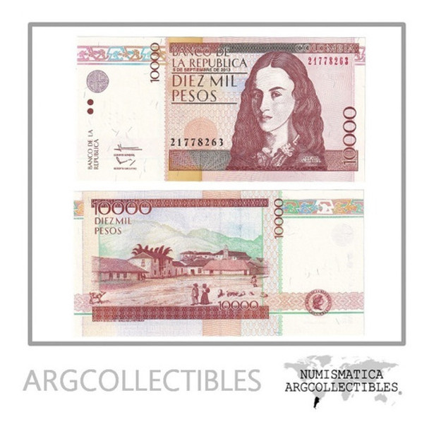 Colombia Billete 10000 Pesos 2013 P-453 Unc 0