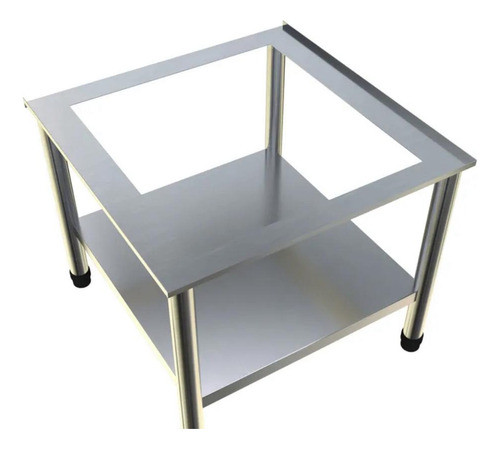 Mesa Inox Suporte Lava Louças Industrial 0