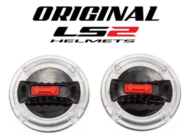 Botão Reparo Da Viseira  Do Capacete Ls2 Ff358 Ff396 Par 0