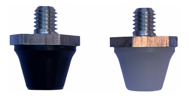 18 Tapones De Plástico Para Botines Rosca Fina Universal 0