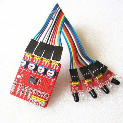 Sensor Cuádruple Infrarrojo Para Robots 0