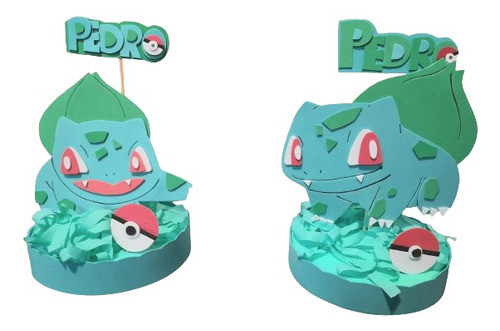 Pokemon Centros De Mesa Adorno Para Torta Pokemon Topper 0