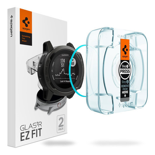 2 Vidrios Templados Para Garmin Instinct 2/ 2 Solar Spigen 0