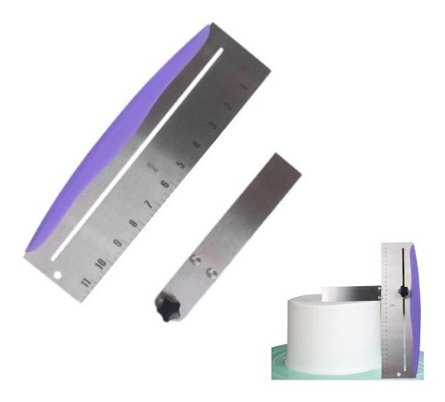 Alisador Fratacho Scraper Ajustable Acero Tortas 31cm Grande 0