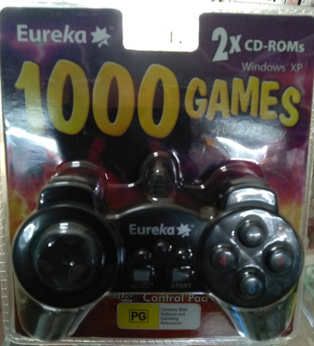 Joystick Usb Con 1000 Juegos Para Pc 0