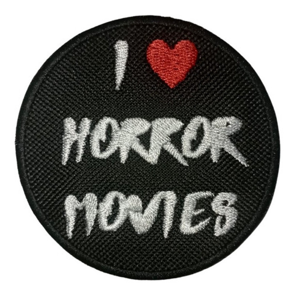 Parche Bordado Decorativo Motivo Cine Terror Cine 8x8 Cm 0