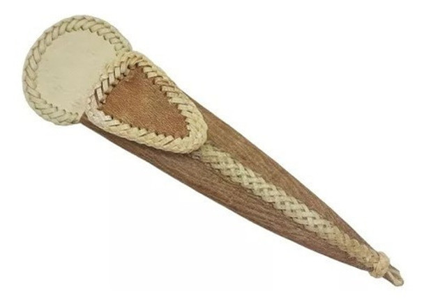 Vaina Funda Cuchillo Artesanal Cuero Crudo Comun - Hoja 14cm 0