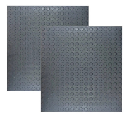 8 Placa Piso Borracha Moeda Antiderrapante 2,0 M2 0