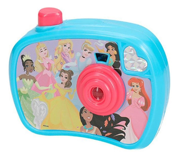 Câm. Fotográfica C/ Projetor Princesas 8 Projeções Azul 0 Câm. Fotográfica C/ Projetor Princesas 8 Projeções Azul 0