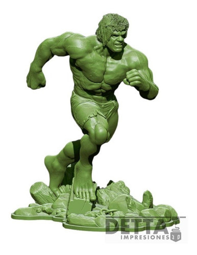 Figura De Hulk 15cm Impresa En 3d - Detta3d 0