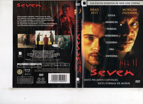 Seven (1995) (mx) - Dvd Original - Mcbmi 0