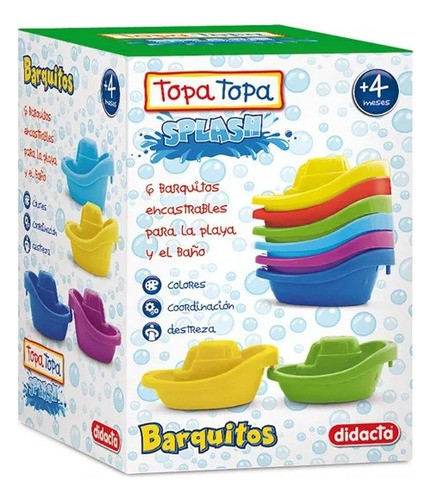 Barquitos De Encastre Topa Topa Splash Didacta 0