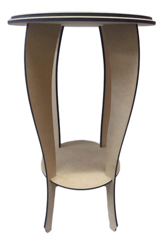 Mesa Redonda Multiuso , 4 Patas, Mdf 9 Mm ,cod 1194 0